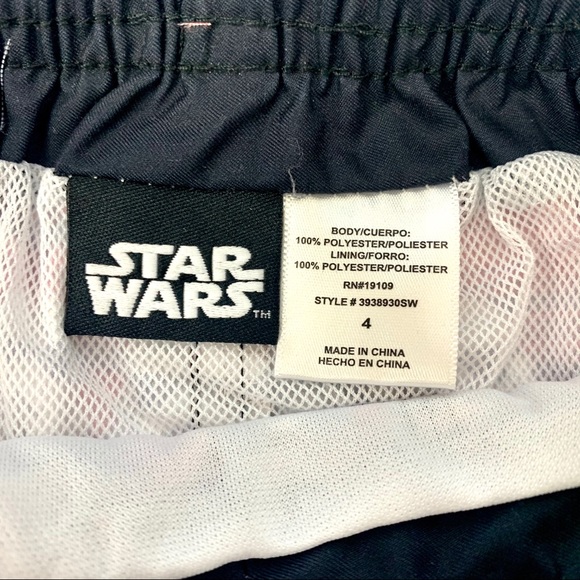 StarWars Darth Vader Swim Trunks for little boy, 4 - Picture 5 of 7